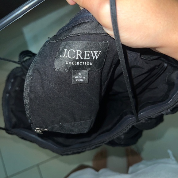 J. Crew Bubble Hem Satin Dress - Picture 4 of 4